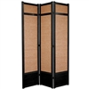 7 ft. Tall Jute Shoji Room Divider Screen (more panels & finishes)