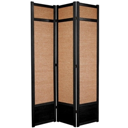 7 ft. Tall Jute Shoji Room Divider Screen (more panels & finishes)