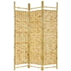 6ft Tall Burn Bamboo Decorative Shoji Folding Screen