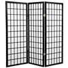 4ft Tall Window Pane Shoji Screen (more panels & finishes)