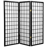 4ft Tall Window Pane Shoji Screen (more panels & finishes)