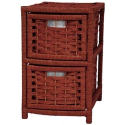 Natural Fiber Occasional Chest - Two Drawer