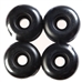 56mm x 40mm x 90a Black Stone Ranger, 4-pack Polyurethane skateboard wheel