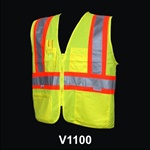 Safety Vest Class 2 Triple Trim Lime