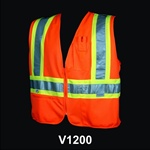 Safety Vest Class 2 Triple Trim Orange
