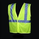 Safety Vest Class 2 Lime (5 Point Tear Away Design)