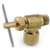 Anderson Metals 759103-0402 Straight Needle Shut-Off Valve, 1/4 x 1/8 in Connection, Compression x MIP, Brass Body