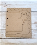 Chipboard Layered Star