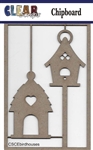 Bird Houses Chipboard Embellishments