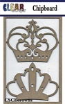 Crowns Chipboard Embellishments