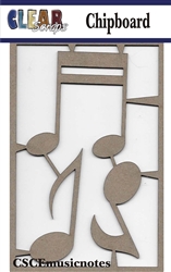 Music Notes Chipboard Embellishments