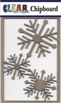 Nordic Snowflake Chipboard Embellishments