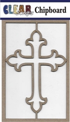 Roman Cross Chipboard Embellishments