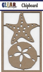 Sanddollar Chipboard Embellishments