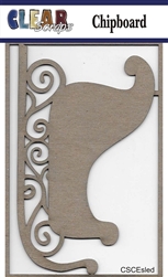 Sled Chipboard Embellishments