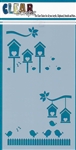 5 x 9 Birdhouse Layering Stencil