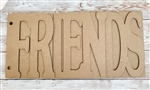 FRIENDS chipboard album