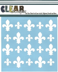 12" Fleur de Lis