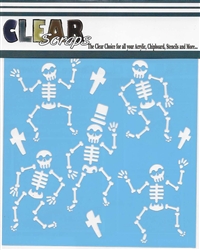 12" Happy Skeletons