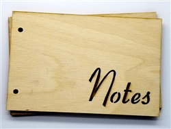 Notes Wood Card