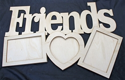 Friends 1/8" Birch Wood Frame