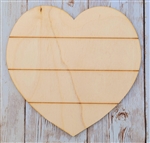 Heart Shiplap Shape Large