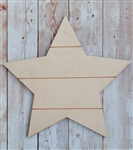 Star Shiplap Shape Large