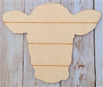 Cow Head Shiplap Shape Small