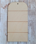 Rounded Tag Shiplap Shape Medium