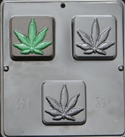 031 Hemp Marijuana Soap or Chocolate Candy Mold