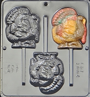 1004 Turkey Lollipop Chocolate Candy Mold