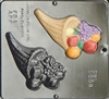 1008 Horn of Plenty "Cornucopia" Fruit Basket Chocolate Candy Mold