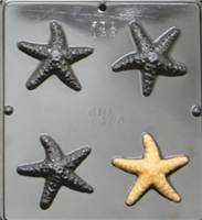 1350 Starfish Chocolate Candy Mold