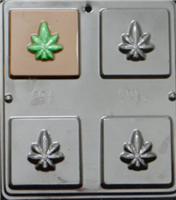 1354 Marijuana Bar Chocolate Candy Mold