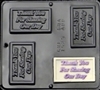 1525 Thank You For Sharing Our Day Chocolate Candy Mold
