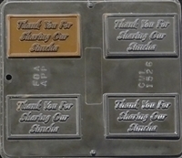 1526 Thank You For Sharing Our Simcha Chocolate Candy Mold