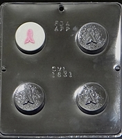 1631 Cancer Awareness Oreo Cookie Chocolate Candy Mold