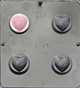 1647 Filigree Heart Oreo Cookie Chocolate Candy Mold