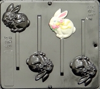 1817 Bunny Pop Lollipop Chocolate Candy Mold