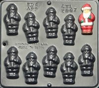 2007 Santa Clause Chocolate Candy Mold