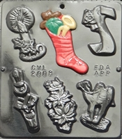 2008 Christmas Assortment chocolate Candy Mold