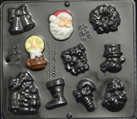 2011 Christmas Assortment Chocolate Candy Mold