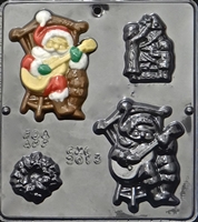 2013 Musical Santa Chocolate Candy Mold