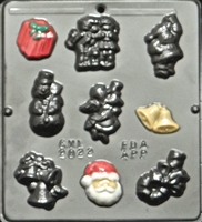 2022 Christmas Assortment Chocolate Candy Mold