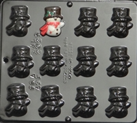 2025 Snowman Chocolate Candy Mold