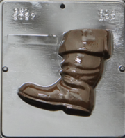 2027 Santa's Boot Facing Left Chocolate Candy Mold