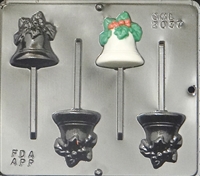 2037 Bell Pops Lollipop Chocolate Candy Mold