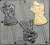 2056 Angel Lollipop Chocolate Candy Mold