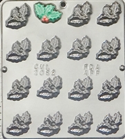 2082 Holly Leaf Pieces Chocolate Candy Mold