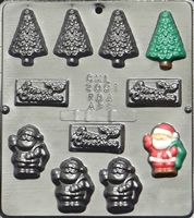 2091 Christmas Assortment Chocolate Candy Mold